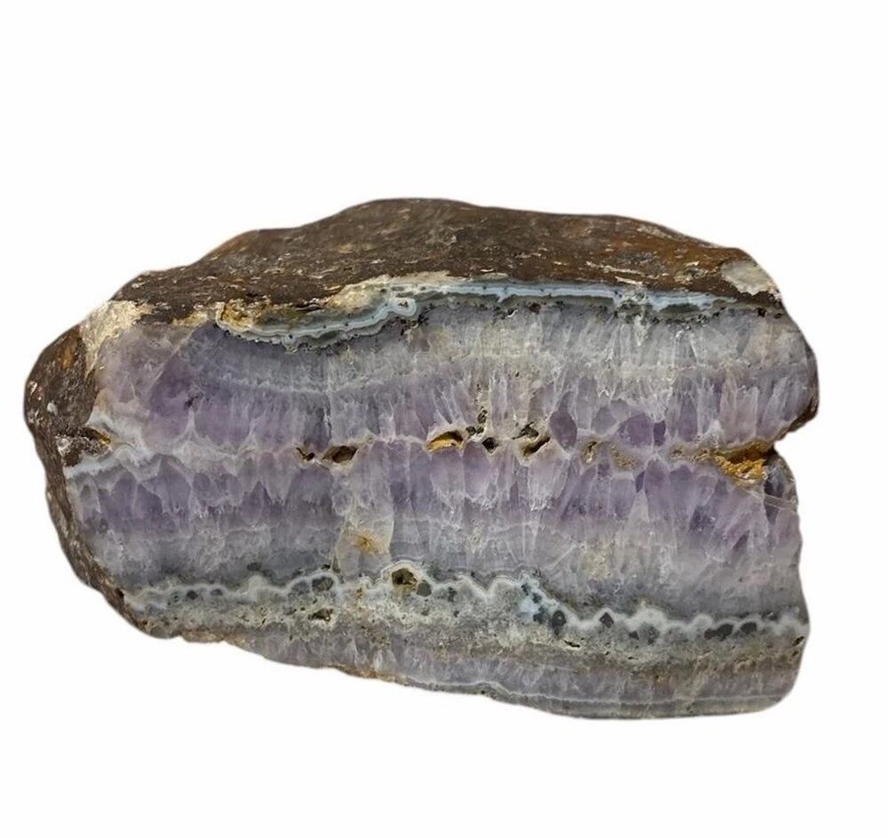 👉 Large Natural Amethyst Agate Crystal Specimen Unique Stone + 2 Gifts